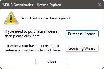 License Expired