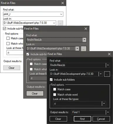 Find Form Comparison